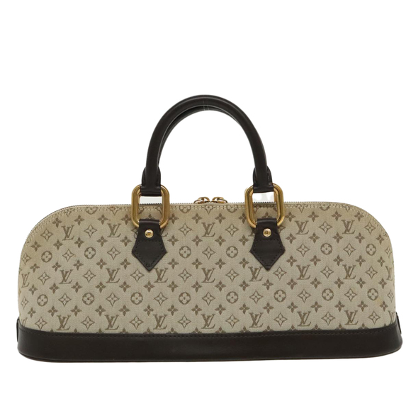 LOUIS VUITTON Monogram Mini Alma Ron Hand Bag Khaki M92206 LV Auth 98725 - Picture 2 of 16